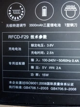 Cortadora de pelo de 3500mah para hombres, máquina de corte profesional de acero inoxidable, recargable, lavable, inalámbrica, 10H