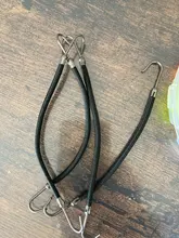 5 unids/lote nueva elástico Clips arcos accesorios para el cabello niñas bandas de goma de mascar con gancho de cola de caballo titular Bungee grueso accesorio para el pelo #280672