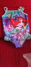 Bañador de princesa de hadas para niñas, traje de baño de verano de 1 a 5T, bonito bañador de dibujos animados, Beahc