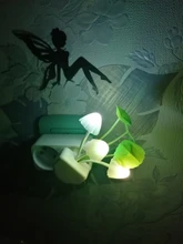 Luminaria-Lamp Mushroom Night-Light Us-Plug LED Induction-Dream Novelty Fungus 220V EU