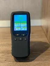 Monitor 9 en 1 de calidad del aire interior al aire libre PM2.5, PM1.0, PM10, HCHO, Detector de TVOC Meter Tester Sensor de temperatura y humedad