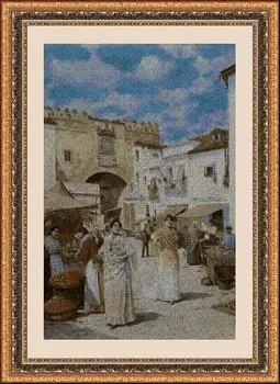 

CROSS STITCH KIT PANDATHREAD ETHNIC AND CUSTOMS 31791