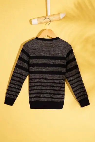 Uss. POLO ASSN. Детский темно-синий обычный свитер