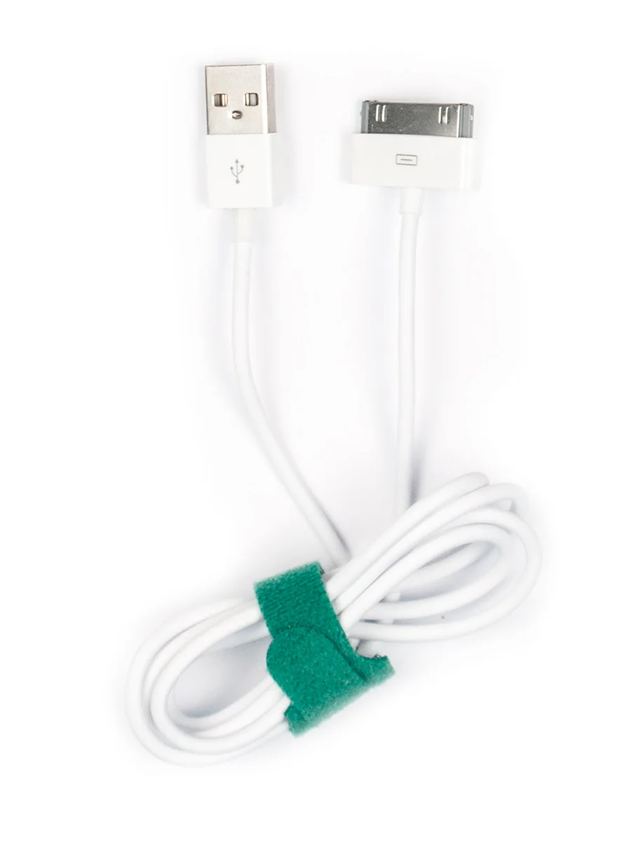 Date cable ONEXT for Apple 30pin-USB-A, M, TПЭ, White