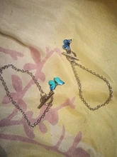 Pulseras de mariposa para parejas, brazaletes de diseño Ins para mujer, estudiantes, novia, hermana, regalo, Charms