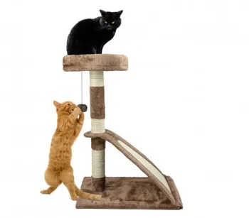 

033881 Scraper for cats NOBILITY rope and ball deck 50x35x72cm