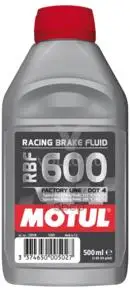 MOTUL 100948 Тормозная жидкость RBF 600FL Brake Fluid /116; DOT 4; J 1703. /0,5L/, шт