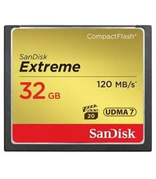 

SANDISK COMPACT FLASH EXTREME 32GB (120 MB/s)