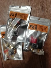 Conector RCA chapado en oro, adaptador de enchufe macho de vídeo/conector de Cable de Audio, 6mm, negro y rojo, superrápido, 2 uds./1 par