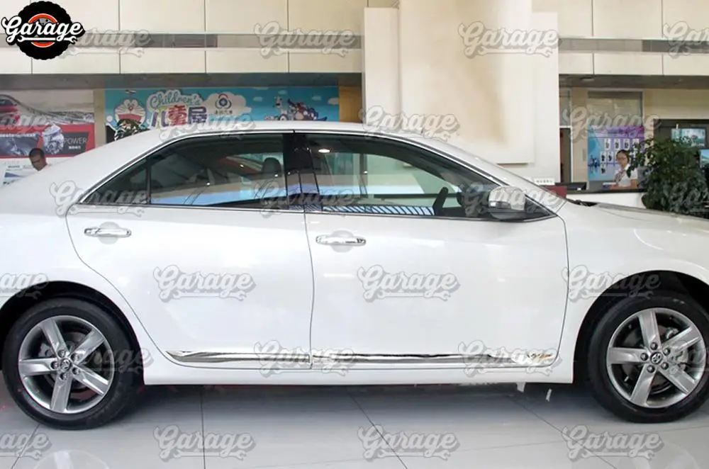 Декоративные молдинги на дверь для Toyota Camry-ABS пластик молдинг 1 комплект/4 шт украшения автомобиля Стайлинг
