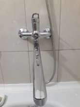 Frap Bathroom Mixer 40cm stainless steel long nose outlet brass shower faucet F2213