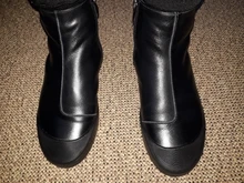 Flat-Ankle-Boots Warm Boots DRKANOL Botas Winter Women Autumn Zipper for Soft Comfortable