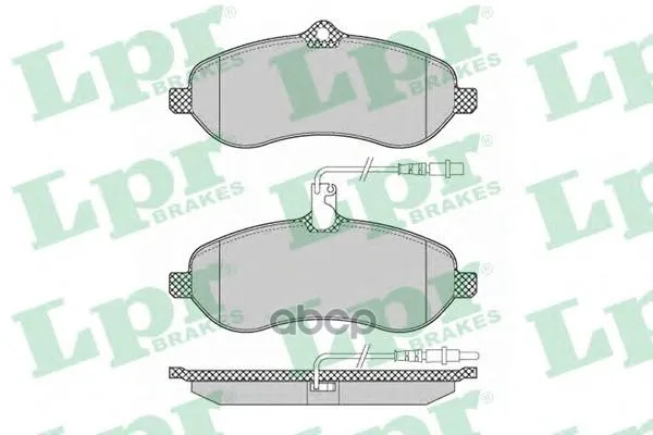 Колодки Тормозные Citroen Jumpy/Fiat Scudo/Peugeot Expert 07- Передние Lpr 05p1348 Lpr арт. 05P1348