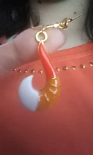 Cadena de Metal con colgante de zorro para hombre y mujer, collar de mariquita, regalo de joyería