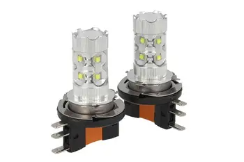 

Led lamp H15 double lights 50W 12V Canbus White daytime running lights for VW Golf 6 7 MK6 Tiguan Audi a6 Fiat Ducato Ford Kuga