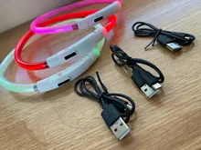 Night-Dog-Collars Glowing Flashing Rechargeable LED HILIFE Night-Safety Luminous