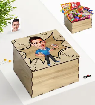 

Tailor-made In Wooden Box Bay Coach Caricature Of Nostalgic Lezzetler Gift set