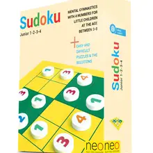 Sudoku Junior 1-2-3-4/умственная гимнастика с 4 цифрами/простые и сложные головоломки и решения