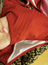 Womens Swimsuits Swimwear Bikini-Set Ribbed Push-Up Black INGAGA High-Waist Biquini