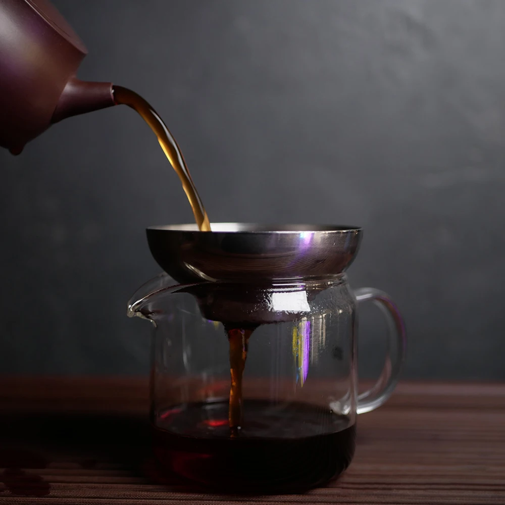 Chinese Shu Puer tea with hieroglyphic 