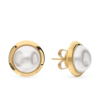 

Silver earrings with pearls sunlight sample 925 test