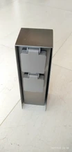 Toma de corriente a prueba de agua para exteriores, 3680W, 16A, enchufe doble EU FR, para decoración de jardín, cortacésped