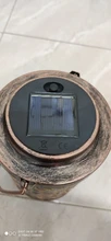 Led-Lantern Control Solar-Lamp Garden-Light Sensitive-Sensor Hanging Outdoor Olive-Shape