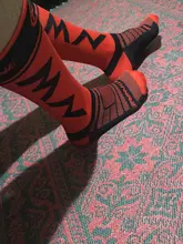 Calcetines deportivos Unisex para ciclismo, calcetín elástico antideslizante para baloncesto, correr, senderismo, tenis, esquí y bicicleta, 1 par