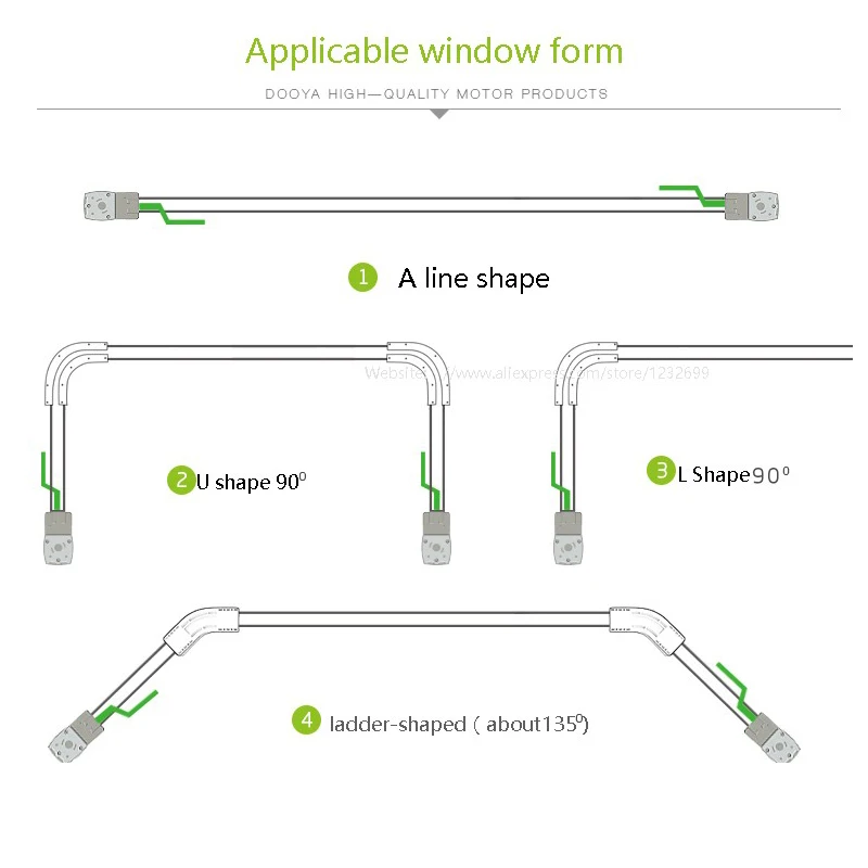  Electric Curtain Track for Xiaomi aqara B1 motor Customizable Super Quite for smart home for Asial 