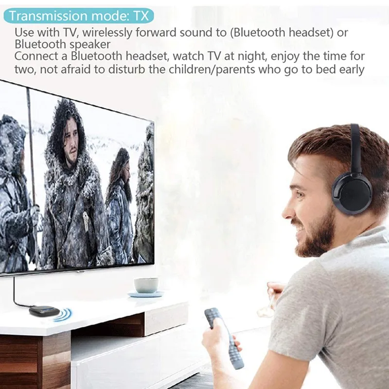 2020 New Bluetooth 5 0 Receiver Transmitter AptX Apt X LL A2DP AVRCP Adapter for TV Headphone Color Screen Display Audio Player