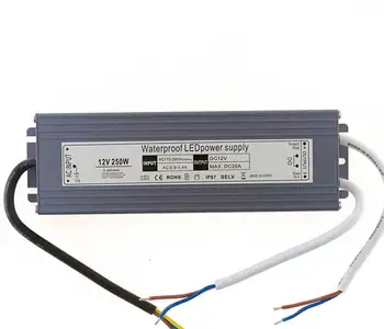 

Sealed Power supply sls-n-12v250w, 250W, 12V, 20.8 A, IP68, power supply for led strip, led driver, transformer