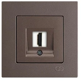 

PnpnElectrıc Gns Eqona Metallic Mocha HDMI Socket
