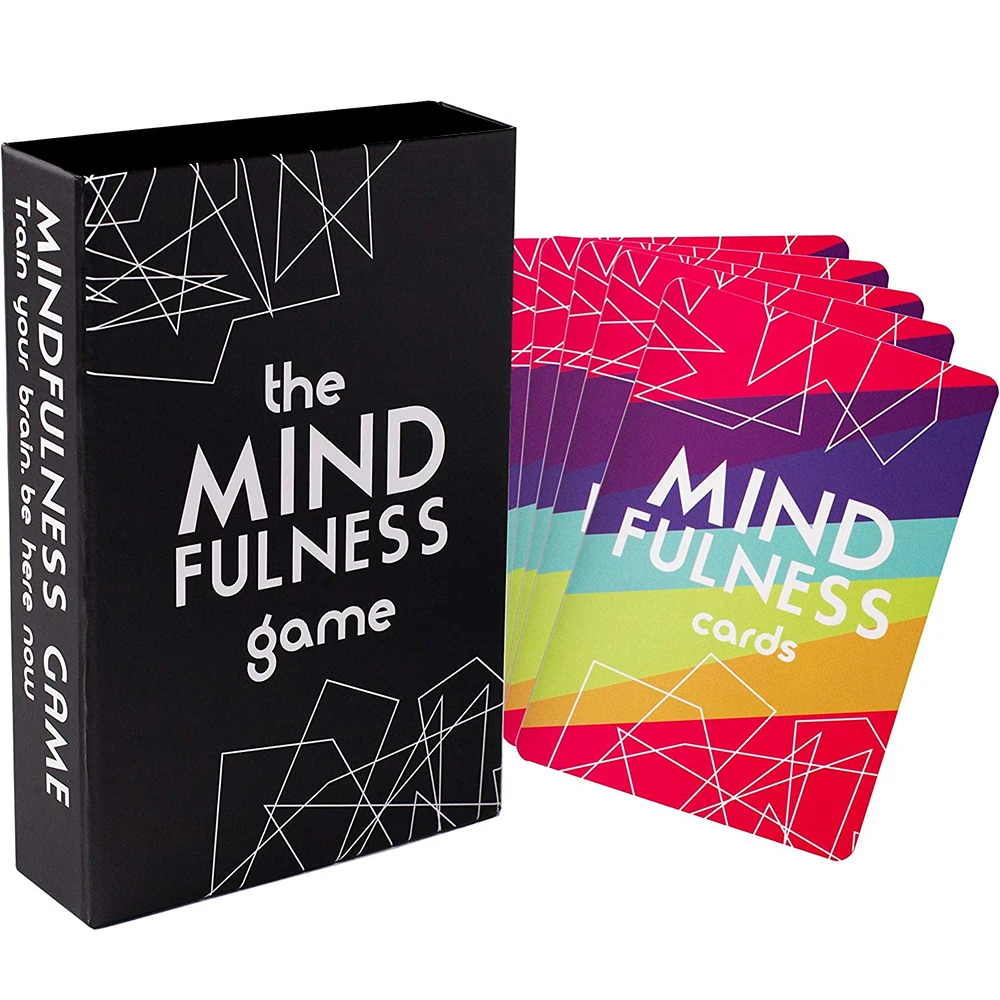 Mindfulness Therapy Games the mindfulness game Social Skills Kids Teens and  Adults 40 Cards for Play Card game Board Game|Card Games| - AliExpress