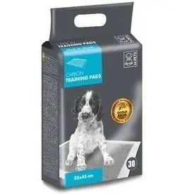 

Training pads M PET 30 Carbon Puppy - Anti odor-33x45 cm-Gray