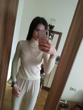 Knitted Sweater Jumper Pull Winter Tops Basic Turtleneck Women Korean Warm Autumn Slim