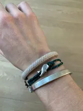 MKENDN-Pulsera de estilo marinero, accesorio de mano con cuerda de paracaídas y gancho de metal de cola de ballena, 550, joyería de paracord, unisex