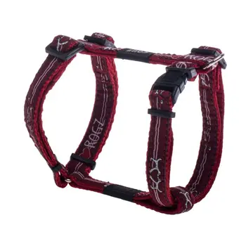 

Harness for dogs rogz fancy dress s-11mm Red