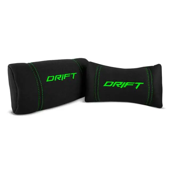 Игровое кресло DRIFT DR100BG 90-160 ° ткань пена черный зеленый