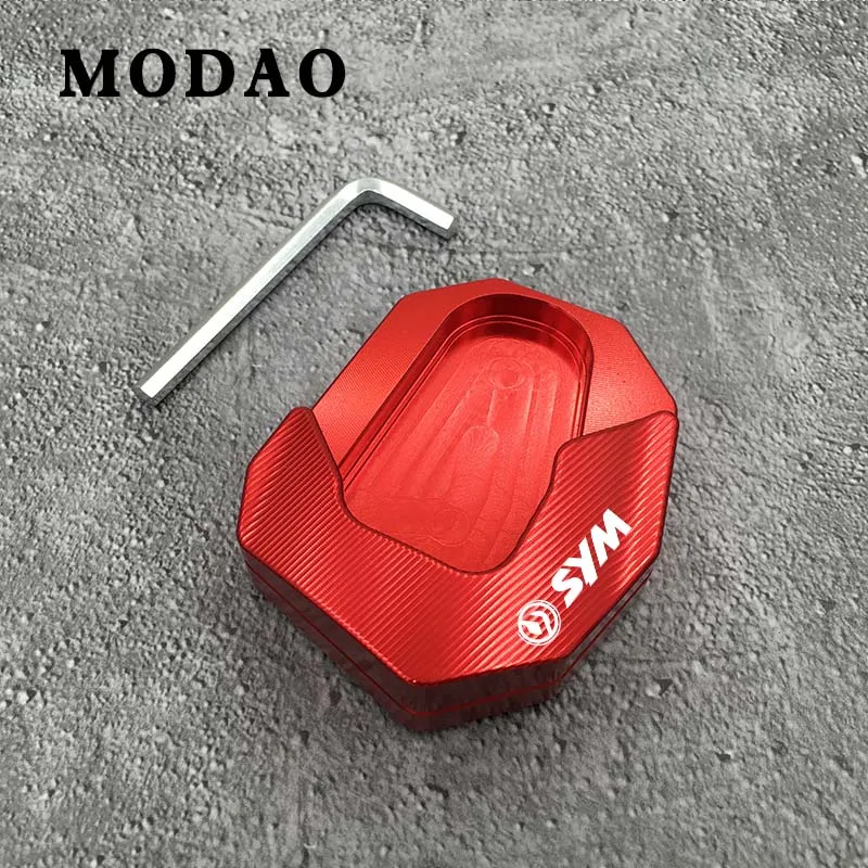 Red Для SYM JOYRIDE S 200 I ABS JOYRIDES200 CNC алюминиевая мотоциклетная подставка боковая пластина для расширения подставки - Цвет: Red