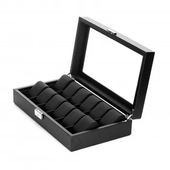 

Carbon fiber watch case for 12 matte
