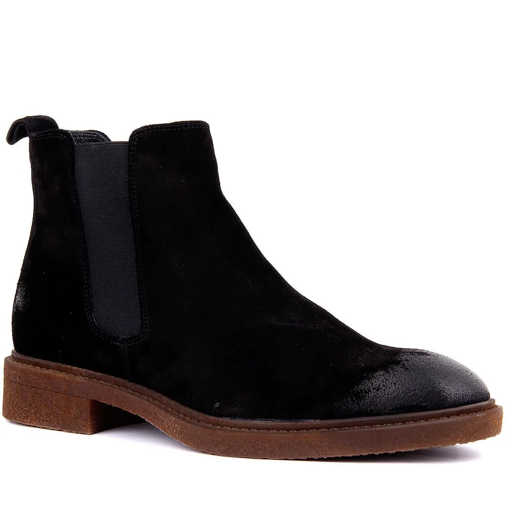 Sail-Lakers Black Suede Men 'S Boots