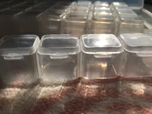 Caja de almacenamiento de plástico para joyas, compartimiento ajustable, caja para pendientes, estuche para joyería, varios tamaños