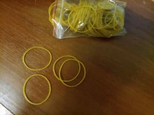 200 unids/bolsa 4CM papelería de gran calidad de termoestabilidad de bandas de goma elástico fuerte banda de pelo de bucle de suministros de oficina