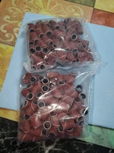 100/50pc lijado de bandas de manicura máquina 180/120/80 Grit uña taladro broca de pulido archivos pedicura herramienta BEND261