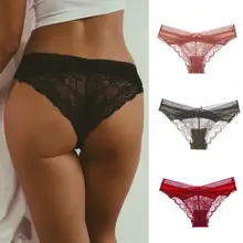 Женские кружевные сексуальные трусики, трусы, женское белье, прозрачное Прозрачное нижнее белье, трусики, прозрачные, с цветами, женские летние новые