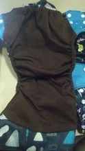 Mordedor venta al por mayor 4 unids/set bebé lavable pañales de tela café cubierta de pañal ajustable & reutilizable pañales de bolsillo envío gratis