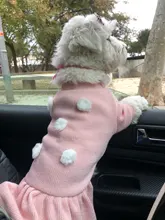 Dog-Dress Dogs-Skirt Yorkshires Chihuahau Winter Dot for Autumn