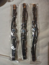 Pulsera de cuero para hombre y mujer, brazalete de joyería con varias capas, estilo Punk turco, mal de ojo, de acero inoxidable