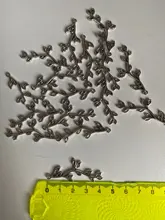 10 Uds rama encantos de Color plata antigua rama encantos colgantes para pulseras de abalorios de hojas joyería