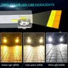 Lámpara de Faro de coche, 3 colores, regulable, H1, H3, H4, H7, H8, H11, 9005, 9006, LED, 3000K, 4300K, 6000K, Bombilla tricolor, 10000LM ► Foto 3/6